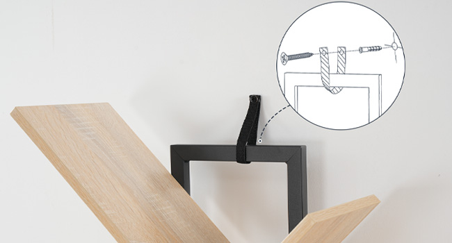 9-Tier Tree-Shaped Bookcase, Vintage-Style Book Organizer & CD Storage Rack, Black and Natural Wood Color, Suitable for Living Room, Bedroom and Study