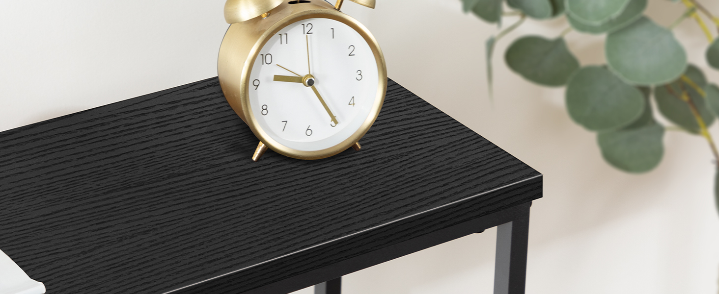 HOOBRO Narrow Console Table, 29.5" Small Entryway Table, Thin Sofa Table, Side Table, Display Table, for Hallway, Bedroom, Living Room, Foyer, Black