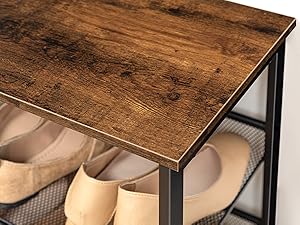 8-Tasoinen suuren kapasiteetin kenkäteline, Vakaa metallinen säilytysjärjestelmä säädettävällä litteällä & Viistot hyllyt, Pitää 21-28 Paria kenkiä, Tilaa säästävä muotoilu