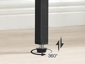 4-Tier Industrial Narrow Console Table with Metal Mesh Shelves: A Multi-Scenario Storage Furniture with Adjustable Feet, Greige and Black Finish