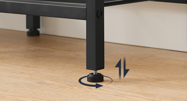 55-Inch Compatible TV Stand with Charging Station, Rustic Brown & Black LED Entertainment Center, Industrial Media Console Table with Open Storage Shelves for Living Room & Bedroom