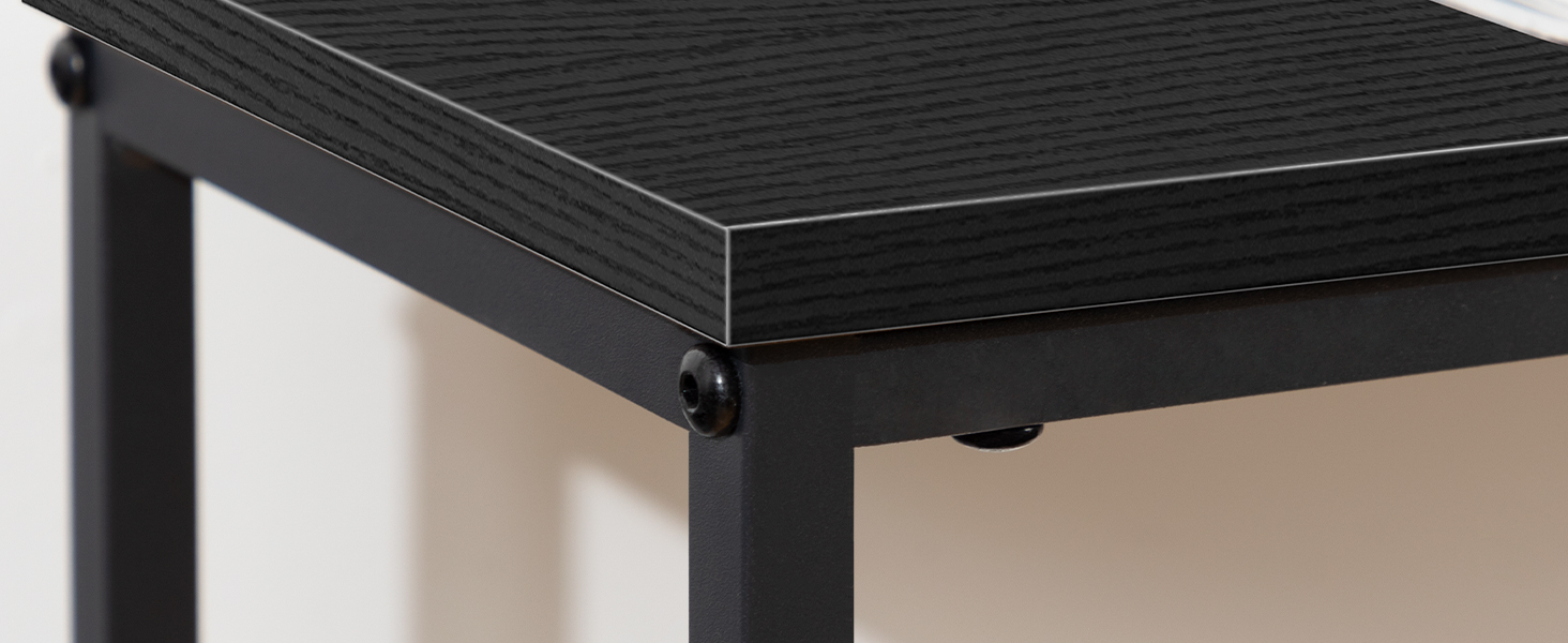 HOOBRO Narrow Console Table, 29.5" Small Entryway Table, Thin Sofa Table, Side Table, Display Table, for Hallway, Bedroom, Living Room, Foyer, Black