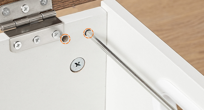 Under-Desk Compact Filing Cabinet with Drawer, Rolling Lid-Equipped Filing Cart, Mobile Hanging File Organizer, Suitable for Study and Home Office, White and Walnut