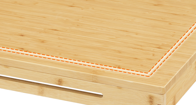 Natural Bamboo Stove Top Cover, Model Multi-Functional Noodle Board Compatible with Electric Stoves & Gas Burners, Food-Grade Cutting Board for Kitchen Counter/Sink/Oven