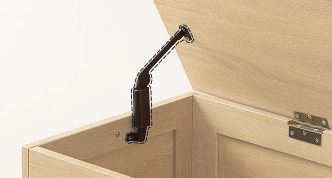 HOOBRO Storage Bench, Large Toy Box, Storage Chest with Faux Rattan Decoration, Toy Chest, 39.4'' Toy Storage Organizer, Safety Hinge and Sturdy Support, for Living Room, Bedroom, Natural