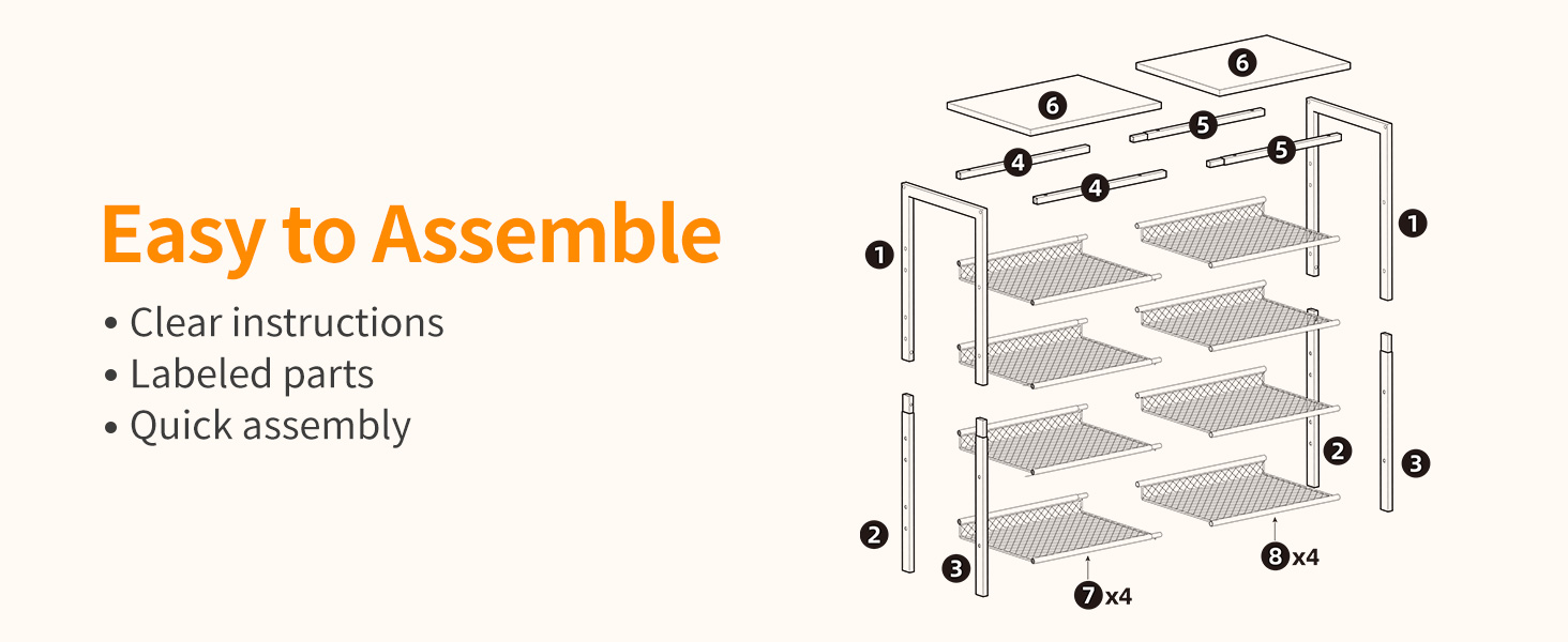 5-رف أحذية قائم بذاته, وحدة تخزين الأحذية بأرفف شبكية قابلة للتعديل, القدرة على 16-20 أزواج من الأحذية, معدن على الطراز الصناعي & منظم الأحذية الحبيبي, مناسبة للمدخل & خزانة, رمادي