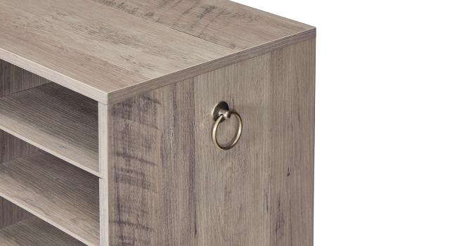 27-Přihrádkový dřevěný organizér na literaturu, Grey Countertop Mail Sorter with Adjustable Shelves, Vhodné do domácnosti, Kancelář, School and Classroom Student Mailbox