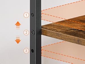 HOOBRO 3 Tier Movable Heat Press Table, Foldable Heat Transfer Stand with Vinyl Roll Holder and Drawer, Heavy Duty Rolling Craft Table, Mobile Workbench Cart for DIY Sublimation, Rustic Brown