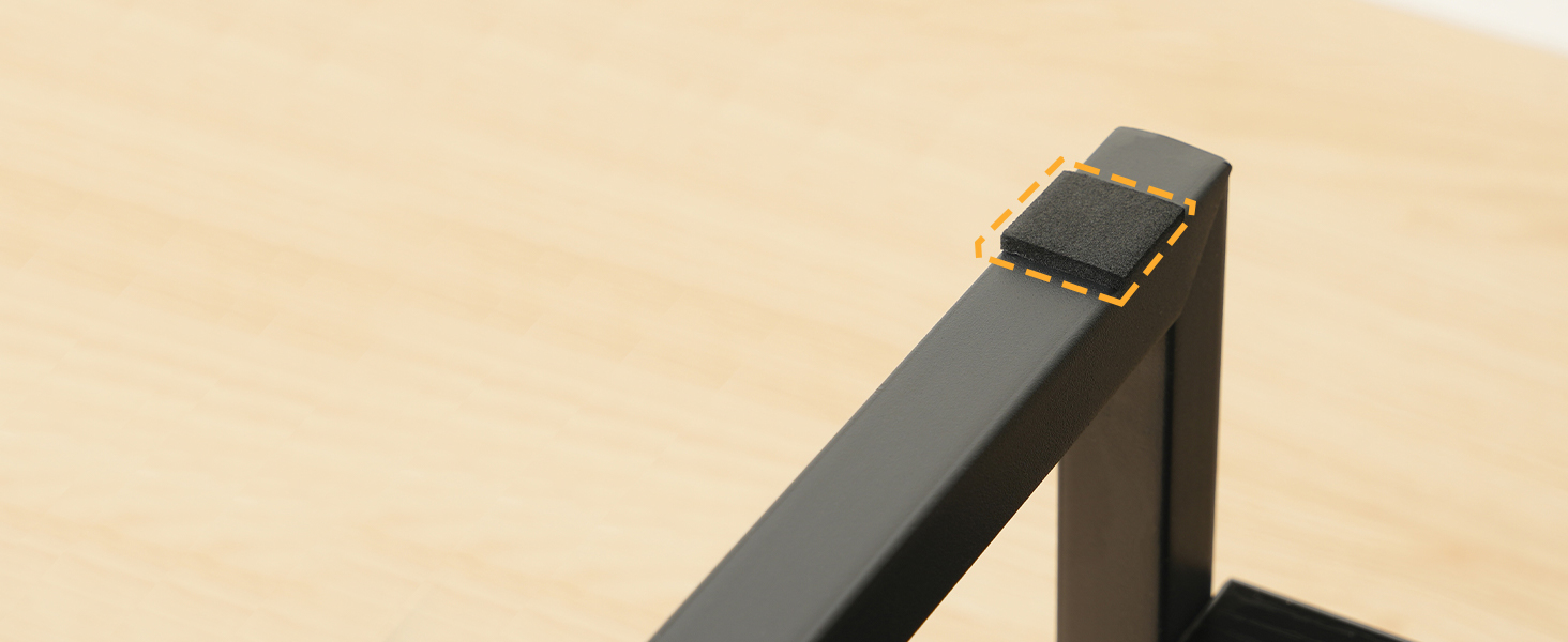 Dual Monitor Stand Riser, 39-Inch Large-Surface Monitor Elevation Shelf for 2 Monitors, Multi-Functional Desk Organizer for Office Workspace & Accessories, Rustic Brown & Black