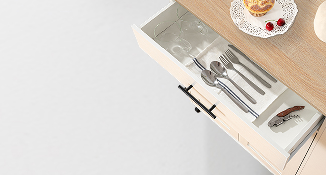 Kitchen Trolley with Worktop, Integrated Power Strip Kitchen Island, Movable Storage Trolley with Drawer and Spice Rack, Wheeled Utility Kitchen Cart