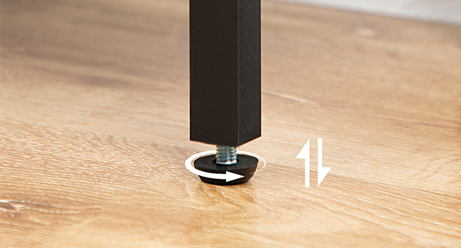 Hoher Beistelltisch, Beistelltisch im Industriestil mit verstellbaren Netzregalen, Multifunktionaler Nachttisch für Schlafzimmer, Wohnzimmer und Flur, Rustikales Braun & Schwarz