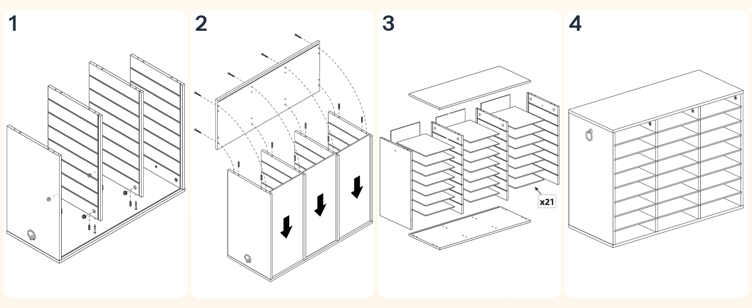 24-Přihrádkový dřevěný organizér na literaturu, Stolní třídička pošty s nastavitelnými policemi, Jednotka pro ukládání dokumentů s více scénáři pro domácnost, Kancelář a škola, Poštovní schránka studentů třídy, Černá povrchová úprava