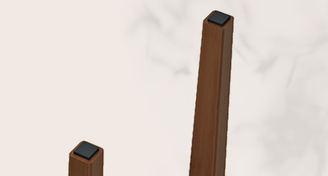 100cm Bamboo Dining Bench, Farmhouse-Style Mocha Kitchen Bench, Sturdy Wooden Entryway Bench, Suitable for Living Room, Hallway, Bedroom & Bathroom