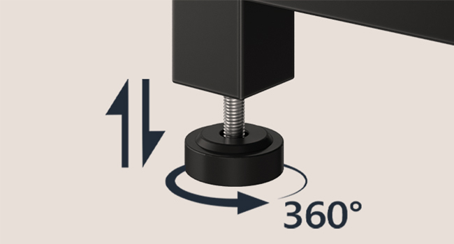 TV Stand Unit, Media Console Table with Open Storage Shelves and 2 Gavetas de tecido, Adequado para sala de estar, Quarto, Rústico Marrom e Preto