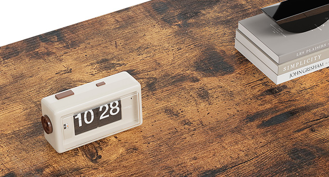 Dual-Dog Crate Furniture, 160cm Large Double Dog Kennel with Removable Divider, Wooden Indoor Pet Crate TV Stand for Medium to Large Dogs, Rustic Brown