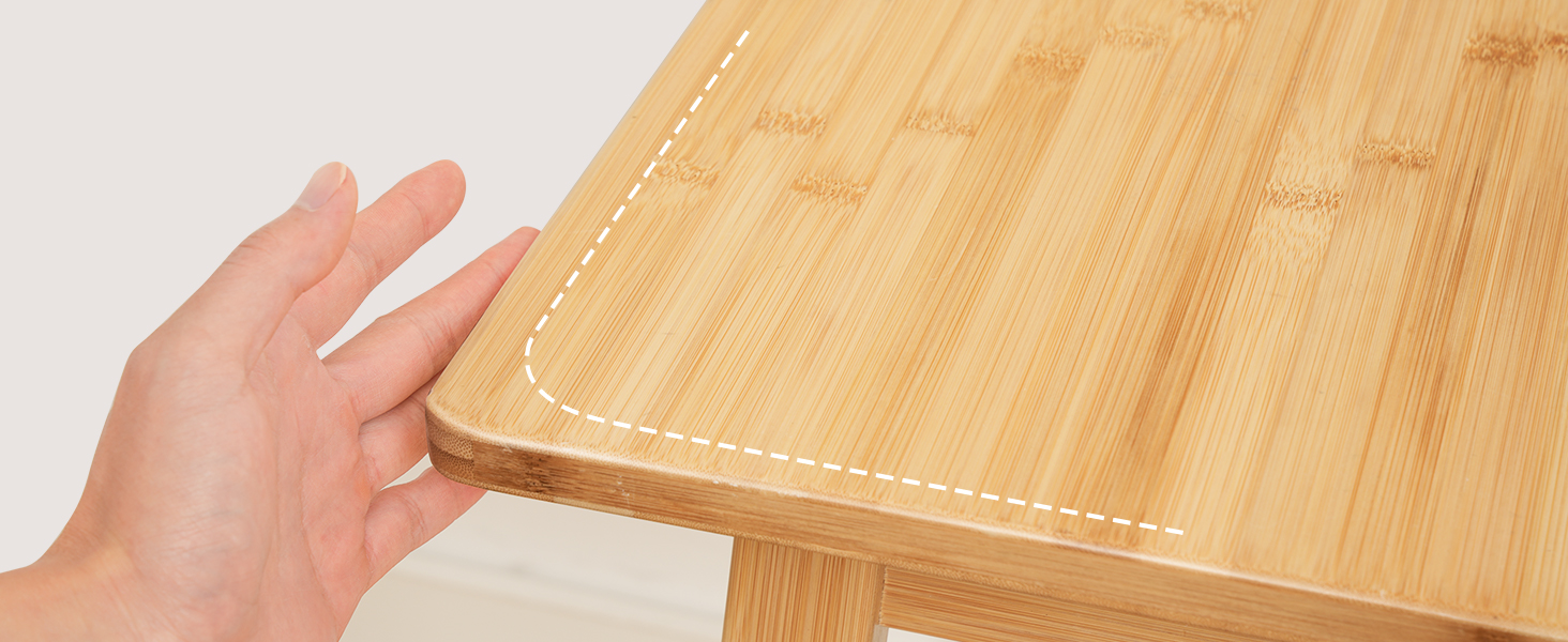 HOOBRO Bamboo Dining Table, Square Dining Table for 2, 27.6" Kitchen Table for Small Space, Writing Table, Easy to Assemble, for Dining Room, Living Room, Office, Kitchen, Natural