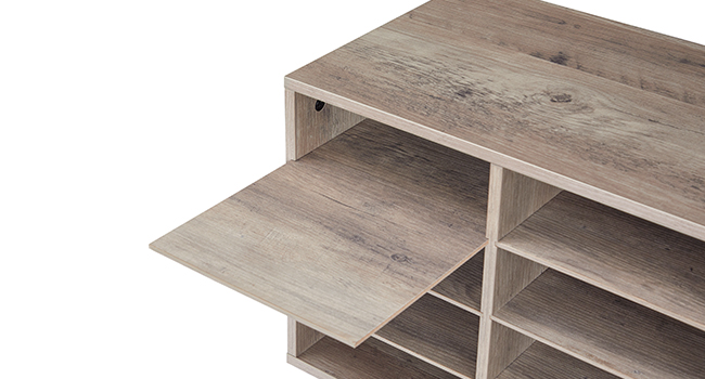 Grey 12-Compartment Wooden Countertop Mail Sorter, Desktop Document Organizer for Office, Domov & Třída