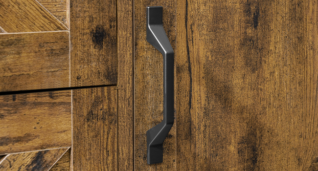 Shoe Storage Cabinet with 2 Flip Drawers, Slim Entryway Shoe Cabinet with Adjustable Side Storage, Wooden Shoe Organizer for Hallway, Rustic Brown