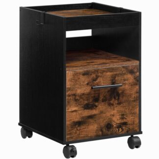 خزانة الملف مع الدرج, خزانة ملء خشبية, مجلس الوزراء مع 2 خطافات قابلة للإزالة, قاعدة متنقلة, لA4, حجم الحرف, مجلدات الملفات المعلقة, مكتب البيت, صناعي