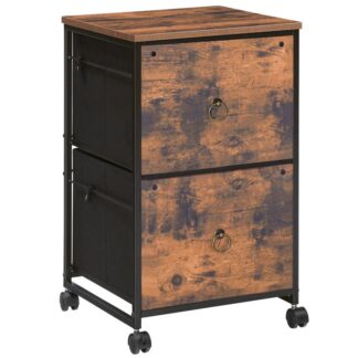 2 خزانة ملفات الأجهزة المحمولة الدرج, حامل الطابعة المتداول, خزانة الإيداع الرأسية, مجلس الوزراء, مجلس الوزراء لمكتب المنازل, A4/حجم الرسالة, درج nonwovens, بني ريفي