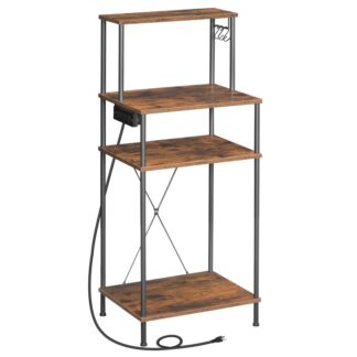 Stojak na półkę do przechowywania, 47.8" Duży Wysoki 4 Tabela drukarki warstwy do organizacji Home Offic