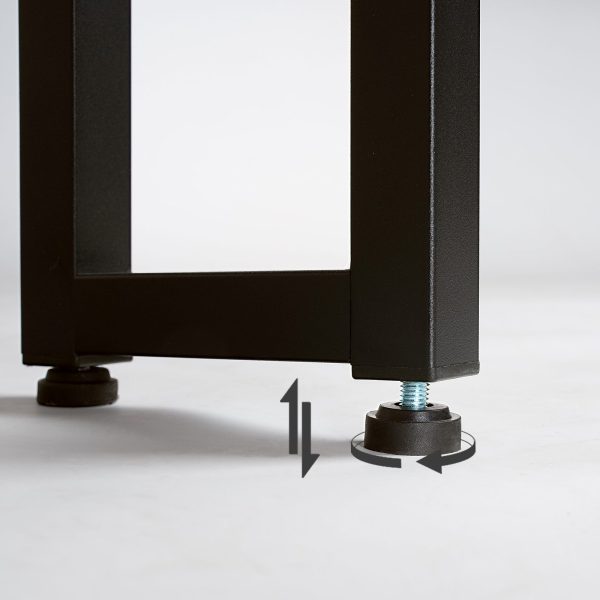 King Size Headboard with Power Outlets & منافذ يو اس بي, Height-Adjustable Design with Storage Rack, Sturdy Rustic Brown & Black Headboard, تجميع سهل