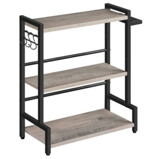 Gewürzregale, Arbeitsplatte Organizer -Regal, Desktop -Organisator, freistehende Desktop -Regale, Aufbewahrungsregal für die Küche, platzsparend, für Gewürze, Gläser, Ölflaschen, grauschwarz,