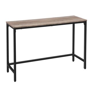 console table, 39.4'' sofa table with support bar, entrance table for living room, entryway, hallway, corridor, sturdy, easy assembly, wood look accent