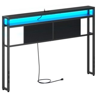 King -kokoinen pääty, Pääty kevyellä ja poistoaukoilla, Pääty 2 Säilytyshyllyt, Säilytysteline, Säädettävä korkeus, Tukeva ja vakaa, Helppo kokoonpano,