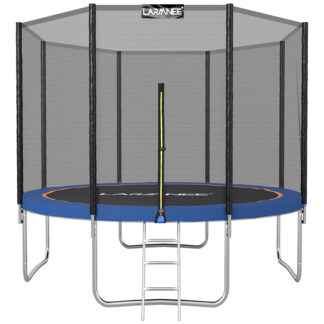 Trampoliinin halkaisija 244/305/366 cm, Children's Trampoline Outdoor with Safety Net, reunan kansi ja tikkaat, Tarvikkeet, jopa 150