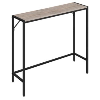 Πίνακας κονσόλας, Στενό τραπέζι καναπέ, 30.1" Μικρός πίνακας καναπέδων, Τραπέζι καναπέ, Πλευρικό τραπέζι για διάδρομο, Καθιστικό, Φουαγιέ, Δίδρομος, Greige και Black