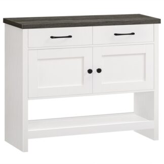 maalaistalon konsolipöytä, kahvibaari, sisäänkäyntipöytä 2 säilytyskaapit, buffet -sivupöytä keittiöön, käytävällä, olohuone, helppo kokoonpano, valkoinen