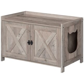 Kissanhiekkalaatikkokotelo, Roskaraatikon huonekalut, jotka on piilotettu jakajalla, Puiset kissan pesuhuonekalusteet, Kissan sisätalo, Lopputaulukko, Yöpöytä, Asenna suurin osa roskarasiasta, 31.5" L, kreikkalainen