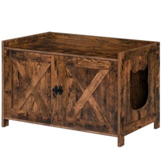 περίβλημα κιβωτίου απορριμμάτων γάτας, έπιπλα κουτί απορριμμάτων κρυμμένα με διαιρέτη, Ξύλινα έπιπλα γάτας, εσωτερική γάτα, τελικός πίνακας, διανυκτέρευση, Τοποθετήστε το μεγαλύτερο μέρος του κιβωτίου απορριμμάτων, ρουστίκ