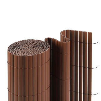 PVC-Sichtschutz, 90 X 700 cm, Sichtschutz, mit verstärkten Lamellen und Krawatten, Balkongrenze,