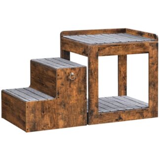 PET -ikkunan ahven portailla, Suuri lemmikkieläinsänky sänky kissoille ja koirille, Lemmikkieläinten istumajärjestelmä säilytystilassa, Lemmikkisängyn sohva sängyssä, Sisäkoti, Maalaismainen ruskea ja harmaa