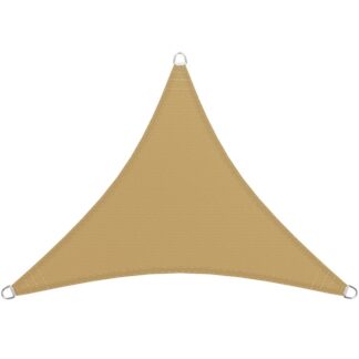 16' x 16' × 16' شمس الظل الإبحار مثلث, مظلة الظل للفناء, 95% كتلة الأشعة فوق البنفسجية, حلقات على شكل حرف D متينة, شاشة القماش القماش, مقاوم للرياح ونفاذية الهواء, حديقة, ظهر السفينة, رمل