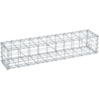 Πέτρα Gabion Garden Gabion 100 x 30 x 30 cm spiral connector με αποστάτες, Μεταλλικοί κλουβιά, Χάλυβα γαλβανισμένου χάλυβα, Τοίχο, Κήπος