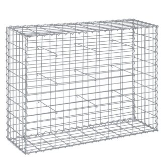 Πέτρα Gabion Garden Gabion 100 x 30 x 80 cm spiral connector με αποστάτες, Μεταλλικοί κλουβιά, Χάλυβα γαλβανισμένου χάλυβα, Τοίχο, Κήπος