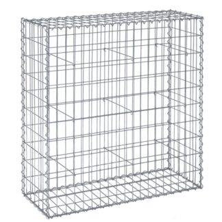 Πέτρα Gabion Garden Gabion 100 x 30 x 95 cm spiral connector με αποστάτες, Μεταλλικοί κλουβιά, Χάλυβα γαλβανισμένου χάλυβα, Τοίχο, Κήπος