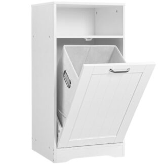 Pesulakaappi, Kallistuspesula, Vedä pyykin lajittelija irrotettava kori ja avoin hylly, Säilytyskaappi pesutupalle, Kylpyhuone, Olohuone, Valkoinen