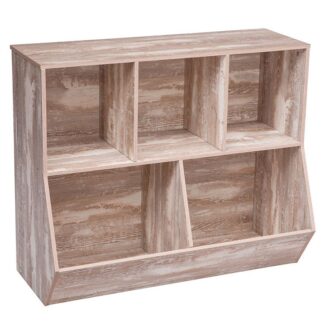 kid's bookshelf, Βιβλιοθήκη Footboard, αποθήκευση παιχνιδιών Cubby, children's toy shelf, υπουργικό συμβούλιο αποθήκευσης παιχνιδιών, suitable for children's room, αίθουσα παιχνιδιού, διάδρομος, νηπιαγωγείο, σχολείο, δρυός λευκός