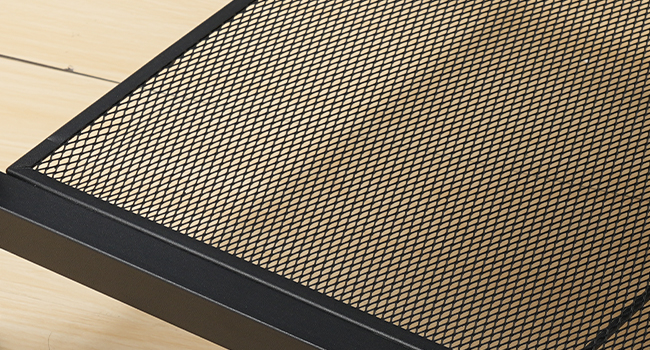 TV Stand Unit, Media Console Table with Open Storage Shelves and 2 Gavetas de tecido, Adequado para sala de estar, Quarto, Rústico Marrom e Preto