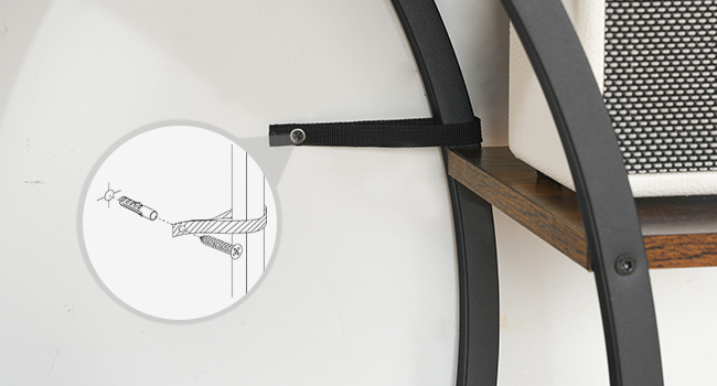 Industrial End Table, 4-Tier Storage Shelf Side Table, Small Accent Table with Geometric Metal Frame, Multi-Functional Night Stand for Living Room, Bedroom, Office, Rustic Brown & Black