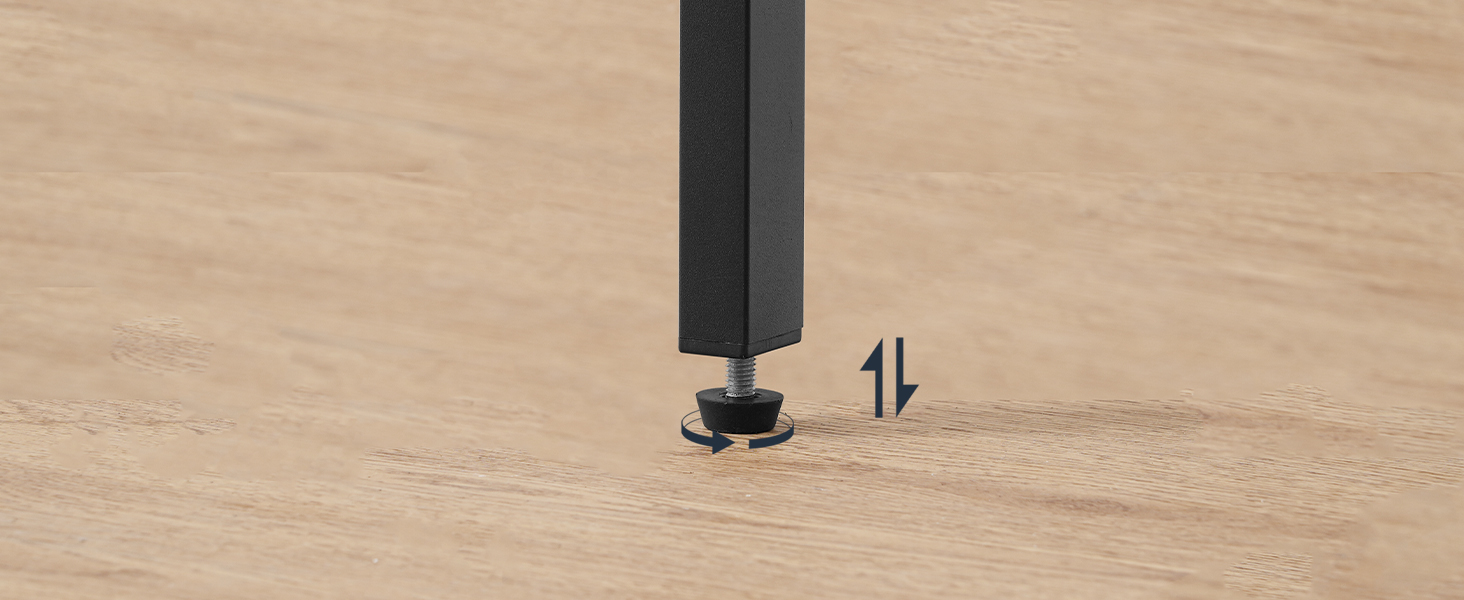 Queen-Size Wooden Panel Headboard, Minimalist Design with Reinforced Metal Frame, Height-Adjustable Configuration & Bed Frame Adapters, Black Finish