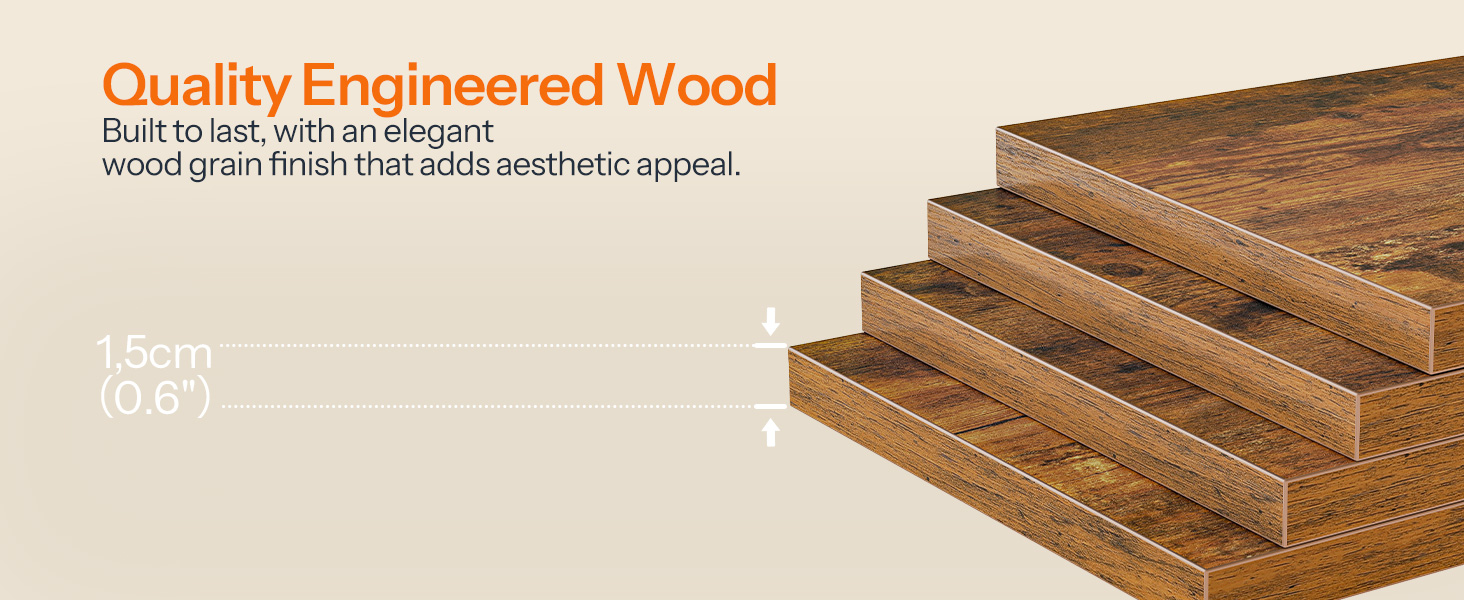 TV Stand with Integrated Power Outlet and LED Lighting, Entertainment Center Compatible with TVs Up to 75 Inches, Modern Media Console with 2 Non-Woven Drawers, Rustic Brown