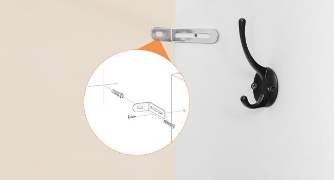 Entryway Shoe Storage Cabinet, Wooden Shoe Organizer with 2 Flip Drawers, Narrow Shoe Cabinet with Adjustable Side Compartments, White Finish