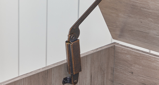 Banc de rangement HOOBRO, 39.3" Coffre de rangement en bois rétro, Tronc de rangement en bois, Coffre jouet avec dessus de levage, Organisateur d'entrée multifonctionnel, pour l