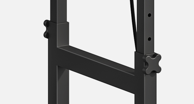 Rustic Brown & Black Mobile Overbed Table with Lockable Wheels, 180cm Height-Adjustable Over Bed Desk Equipped with Charging Station, Suitable for Bedroom, Living Room and Office