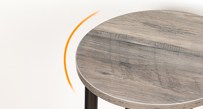 Joukko 2 Vastakorkeuspalkin jakkarat, Industrial Grey & Black Kitchen Bar Chairs with Footrests, Sopii ruokasaliin, Kitchen and Bar